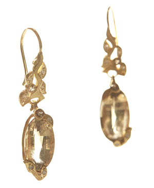 Vine Csarite Drop Earrings